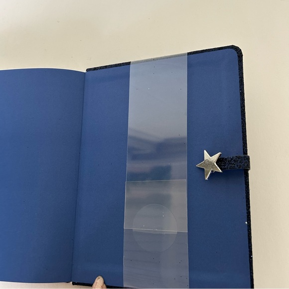 BLUE GLITTER HARDBOUND JOURNAL NWT - Picture 6 of 9